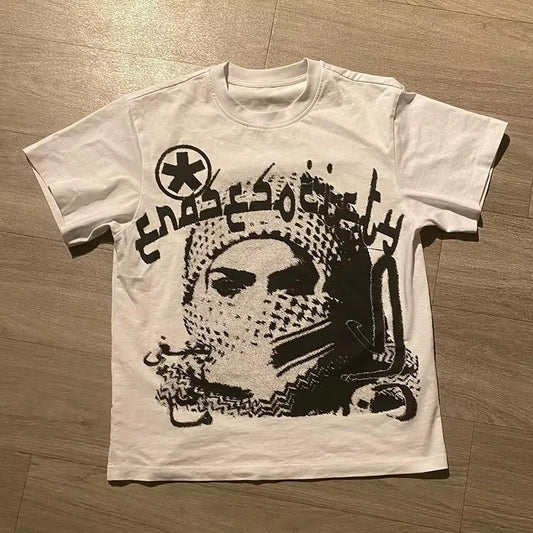 Y2K Urban Mask T-Shirt