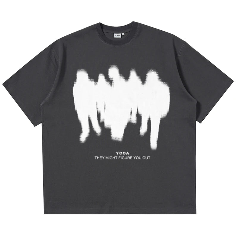 Y2K Shadow Graphic T-Shirt