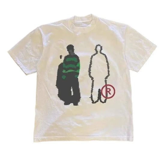 Y2K Shadow Graphic T-Shirt