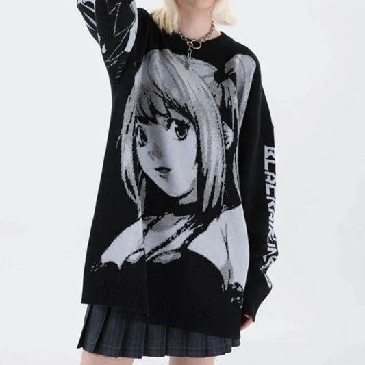 Y2K Misa Amane Knit Sweater