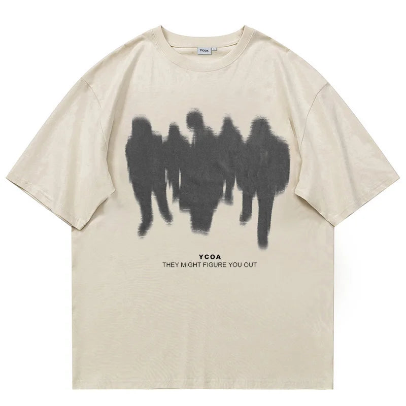 Y2K Shadow Graphic T-Shirt