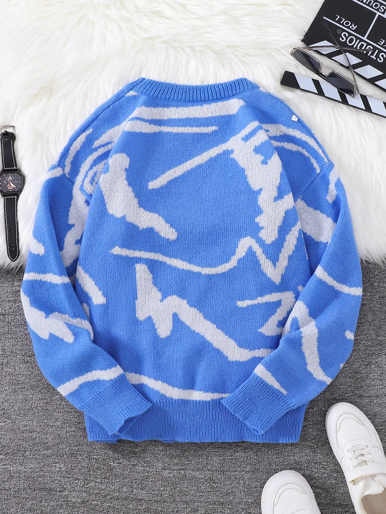 Graffiti Knit Sweater