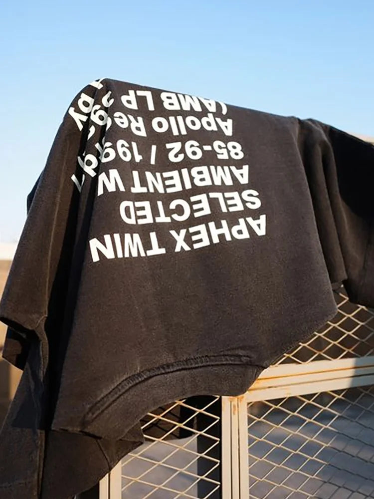 Washed Aphex Twin Graphic T-Shirt