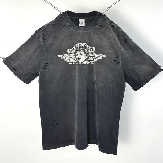 Washed Saint Michael Graphic T-Shirt