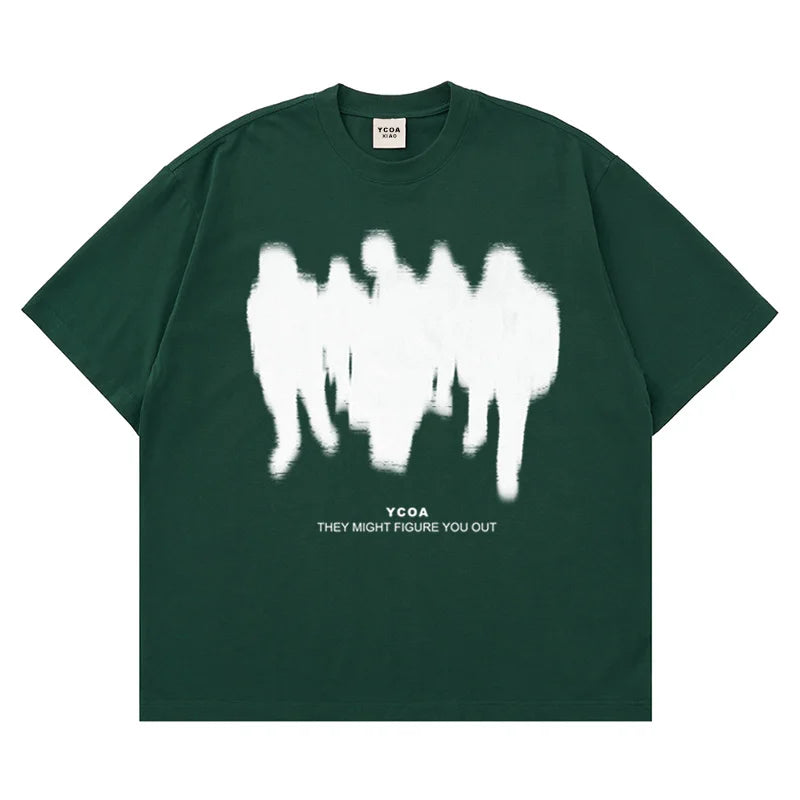 Y2K Shadow Graphic T-Shirt