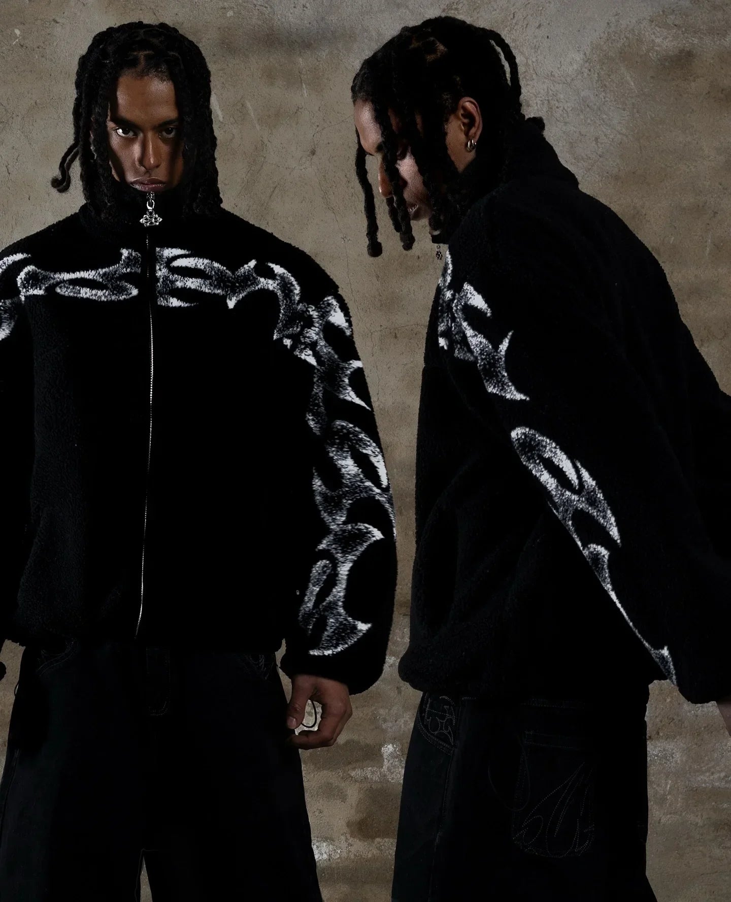 Graphic Printed Y2K Jacket