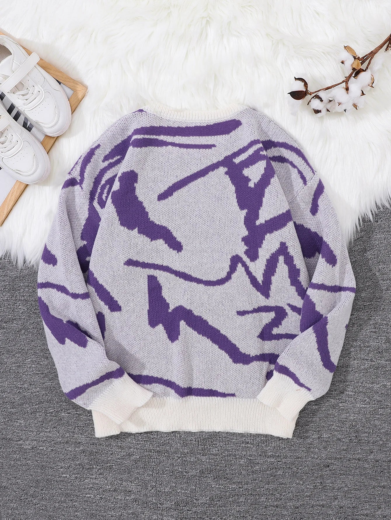 Graffiti Knit Sweater