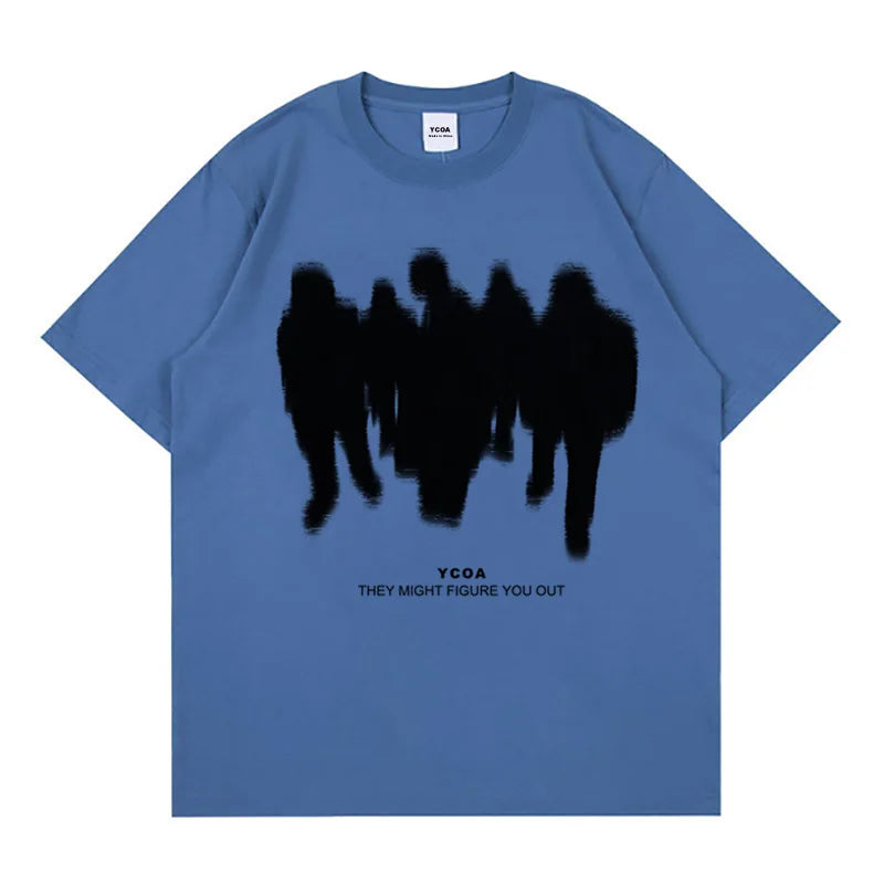 Y2K Shadow Graphic T-Shirt