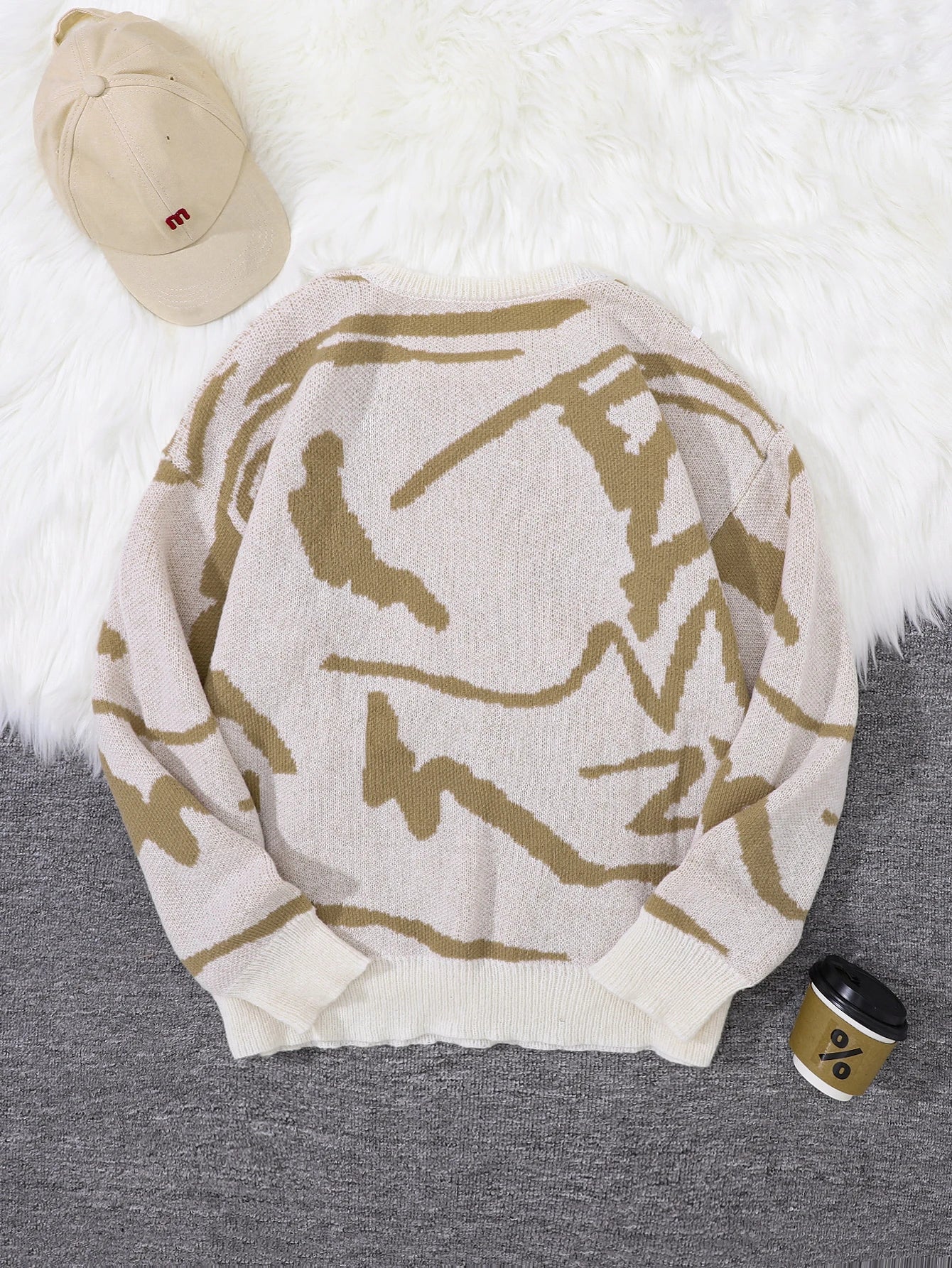 Graffiti Knit Sweater