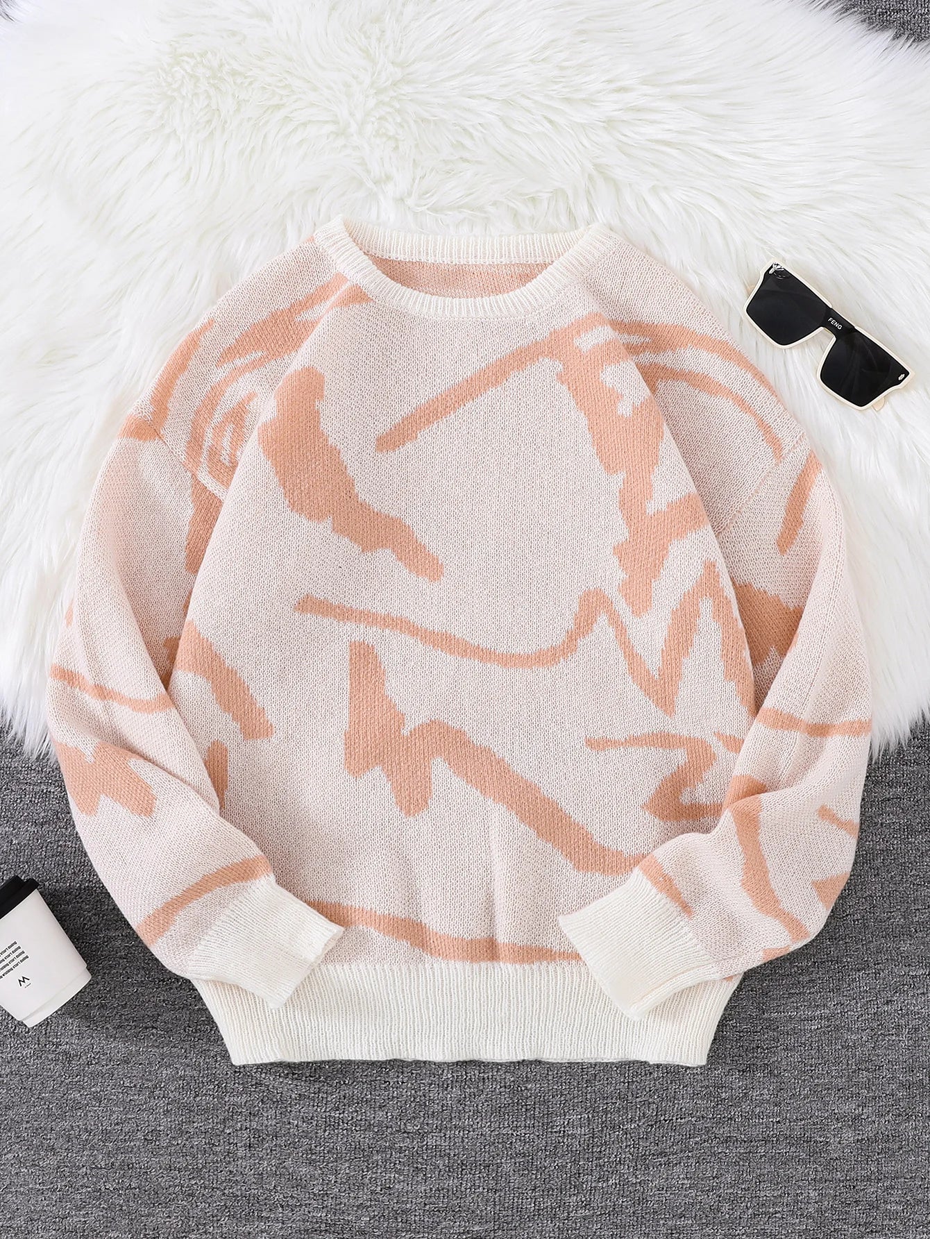 Graffiti Knit Sweater