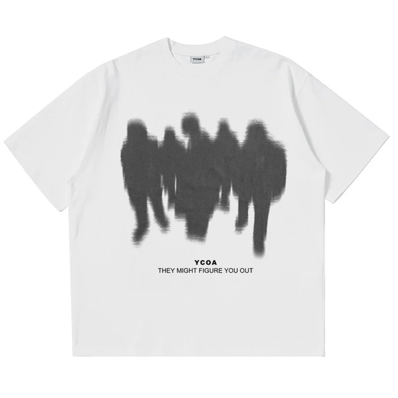 Y2K Shadow Graphic T-Shirt