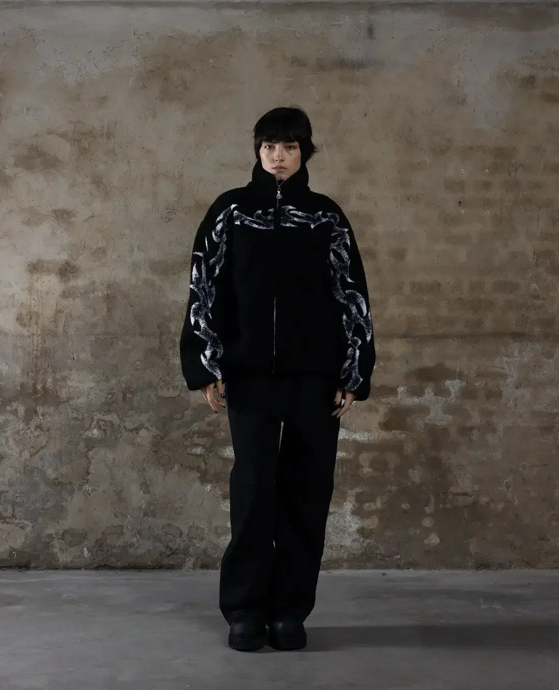 Graphic Printed Y2K Jacket