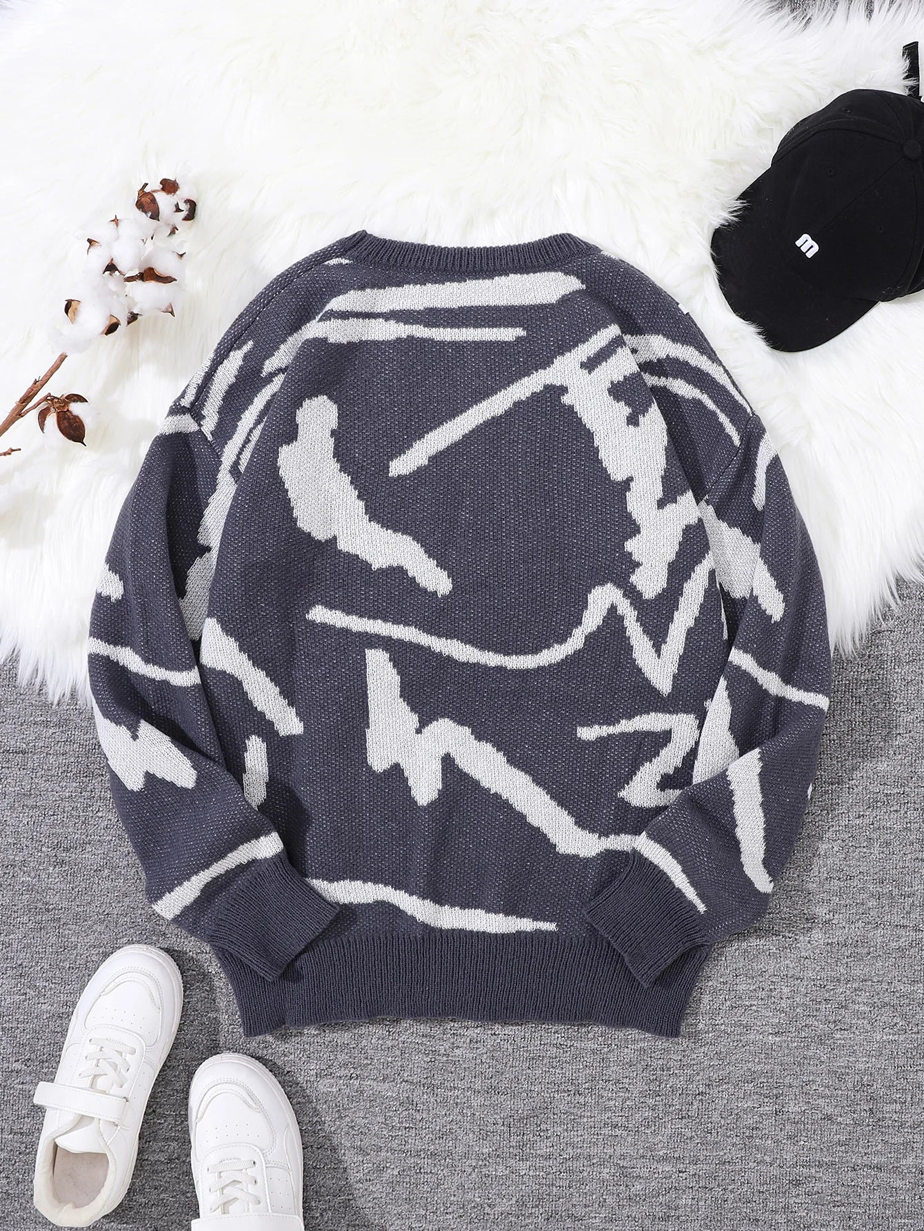 Graffiti Knit Sweater