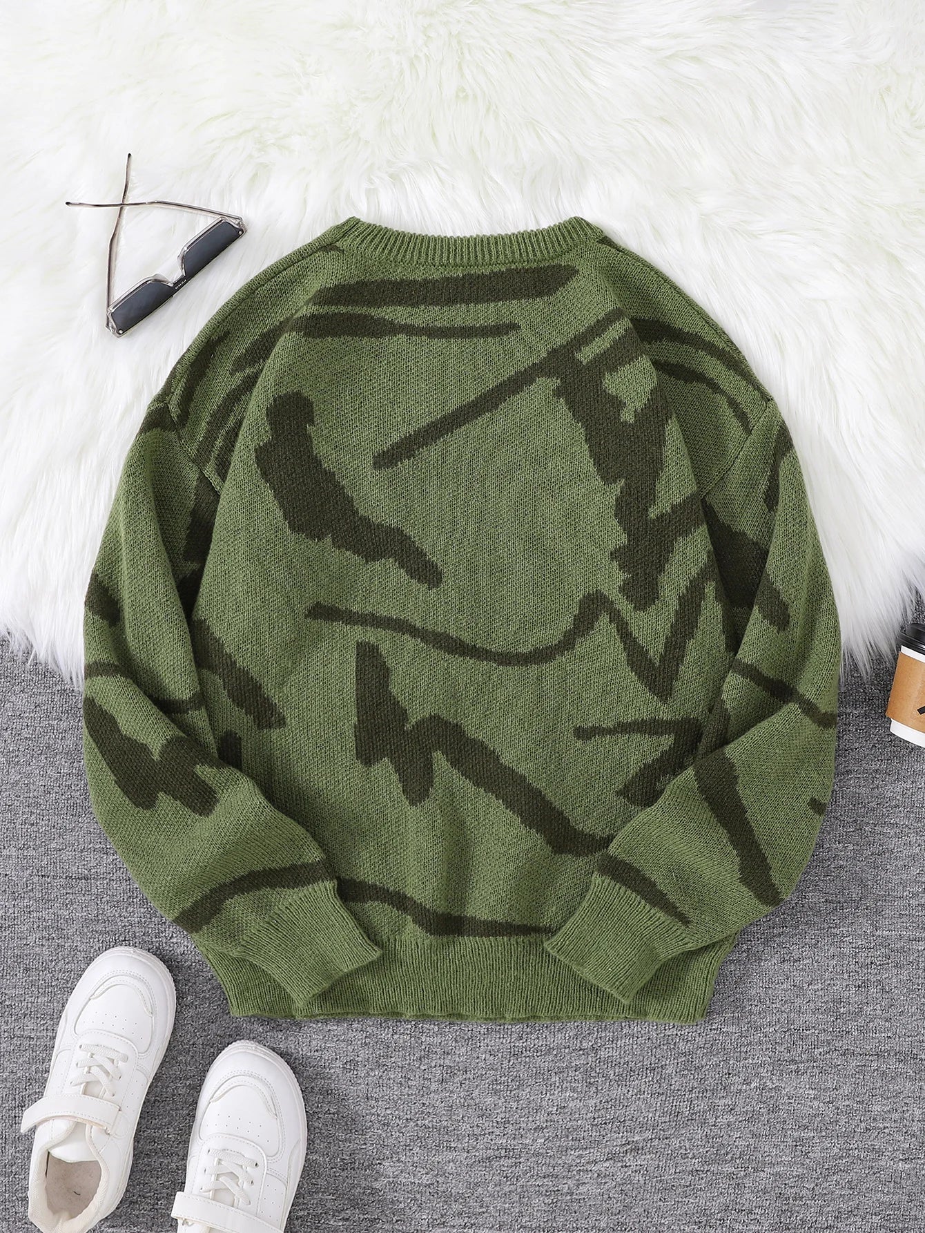 Graffiti Knit Sweater